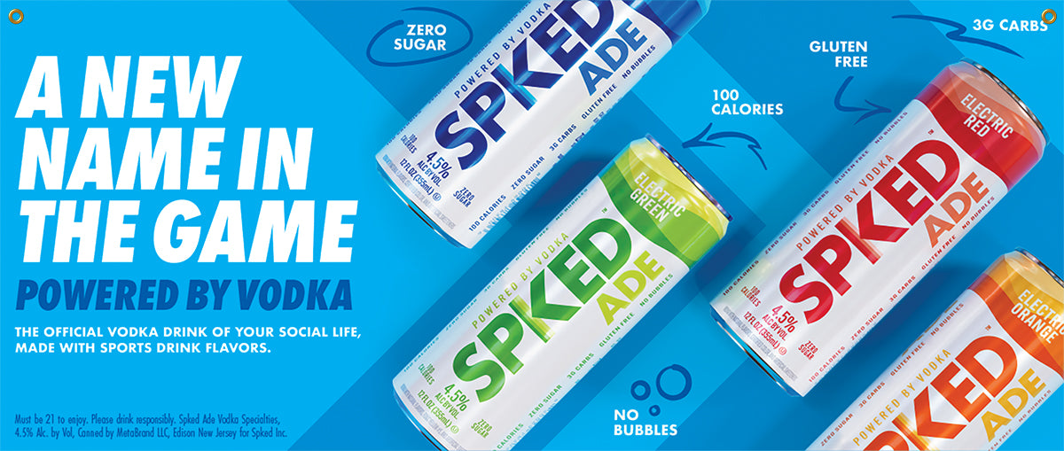 Spiked Ade 12" x 28" Banner