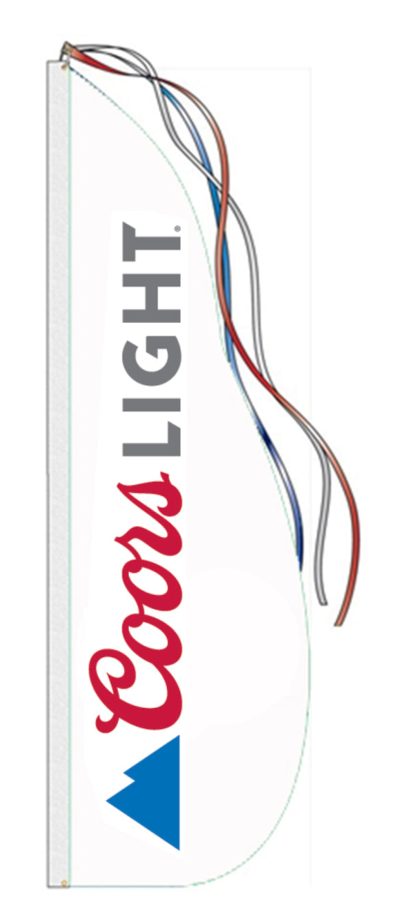 Coors Light Feather Dancer Flags