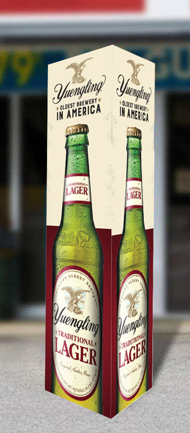 Yuengling Lager Bollard Sign (12 Per Pack)