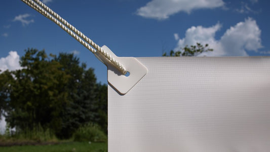 Banner Ups-Adhesive Banner Corner Tabs 100 Per Bag