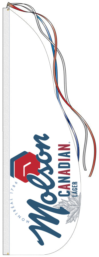 Molson Canadian Feather Dancer Flag Kit 13'