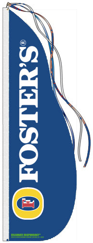 Fosters Feather Dancer Flag Kit 13'