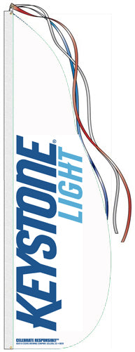 Keystone Light Feather Dancer Flag Kit 13'