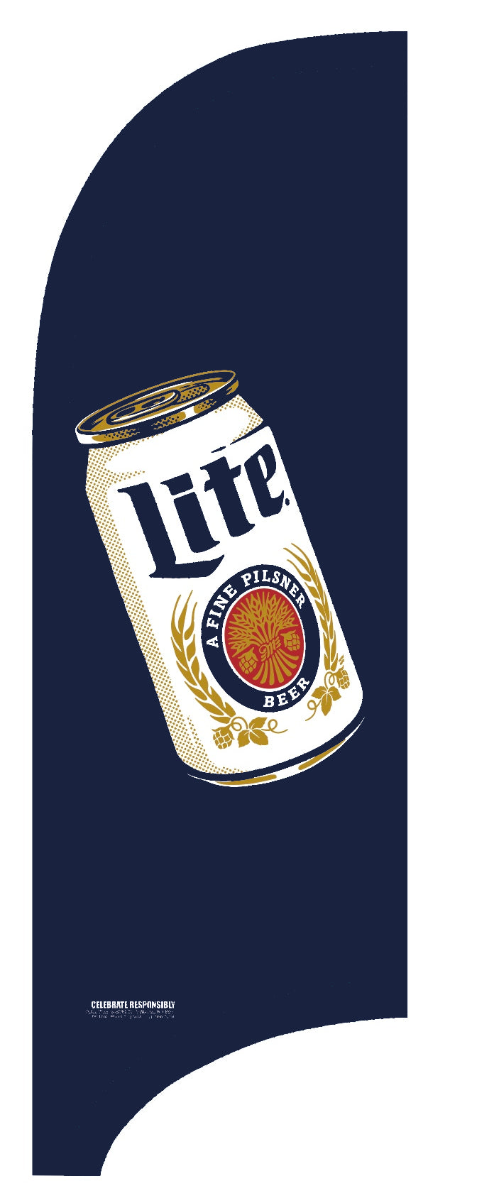 Miller Lite Tail Feather Flags