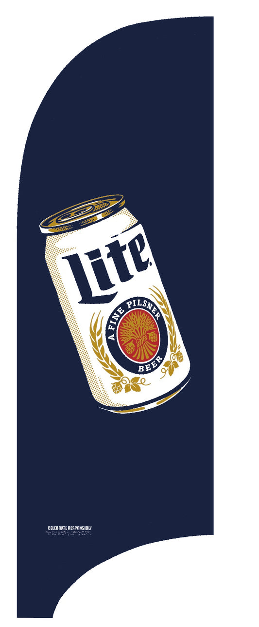 Miller Lite Tail Feather Flags