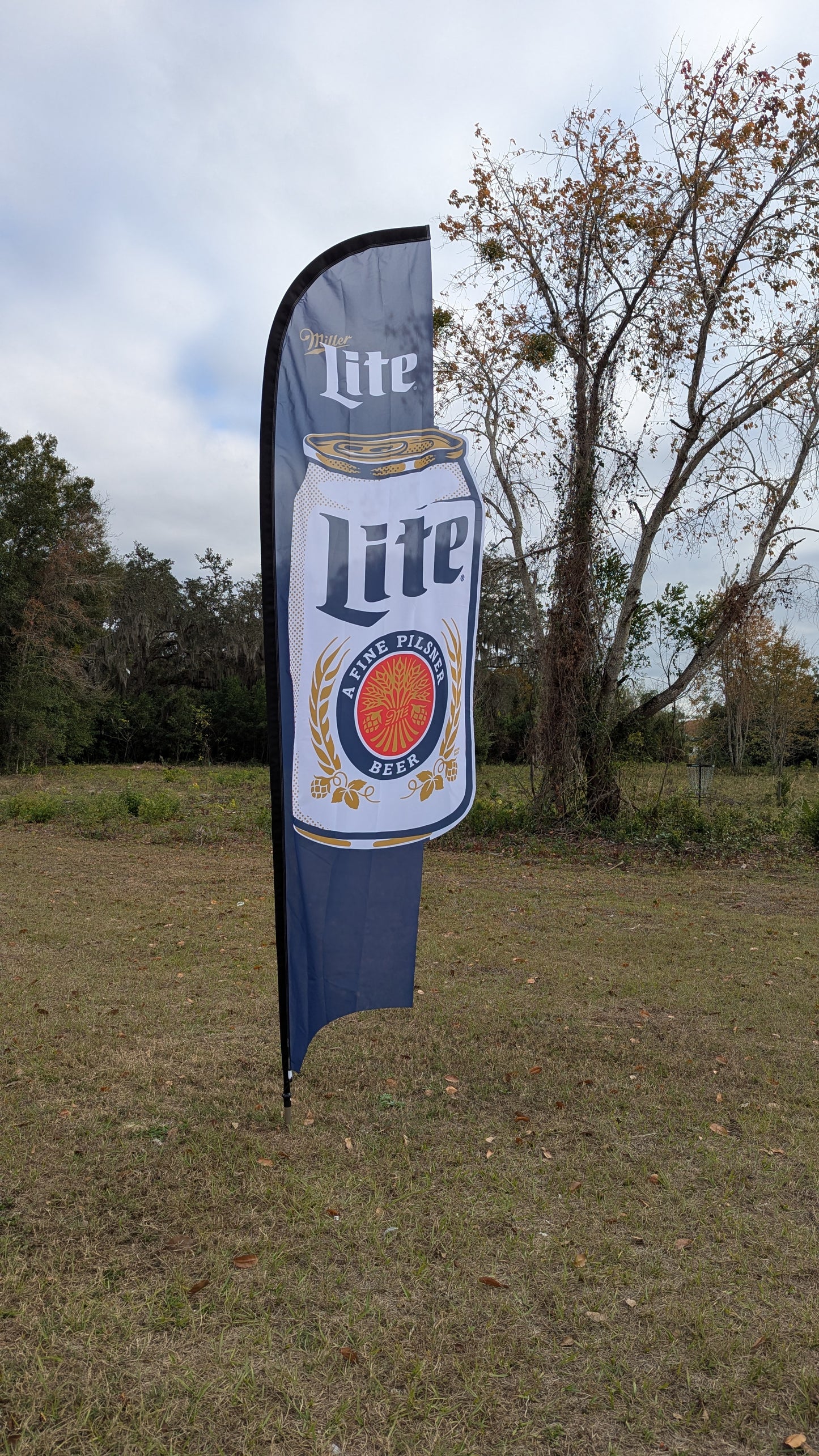 Coors Light 3D Tail Feather Flags Medium 9.5' tall