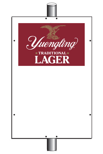 Yuengling Lager Pole Sign (25 Per Box)
