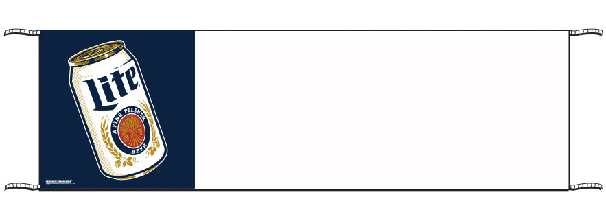Lite 3' x 10' Blank Banner