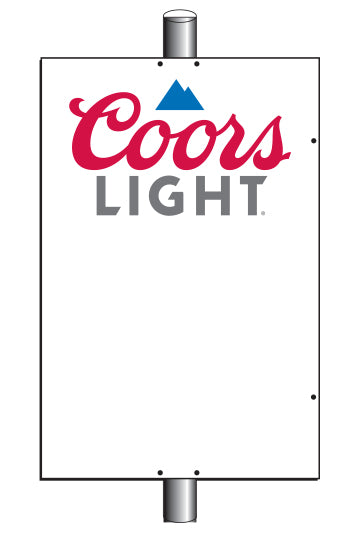 Coors Light Pole Sign (25 Per Box)