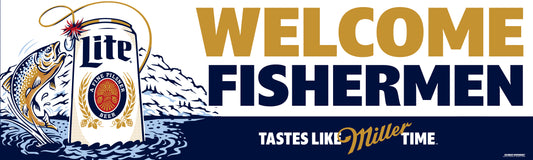 Lite Welcome Fishermen Banner