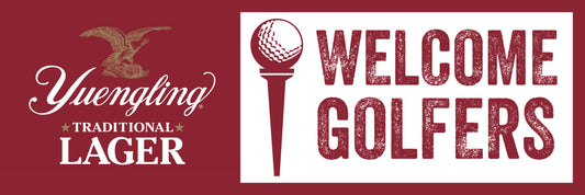 Yuengling Lager Golfers Banner