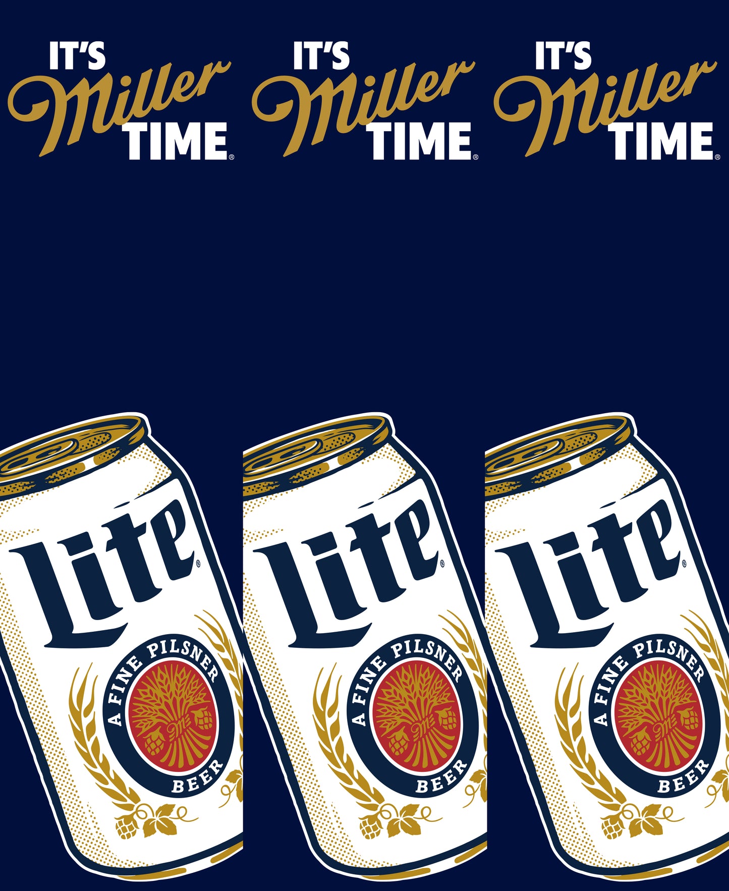 Miller Lite Bollard Sign (12 Per Pack)