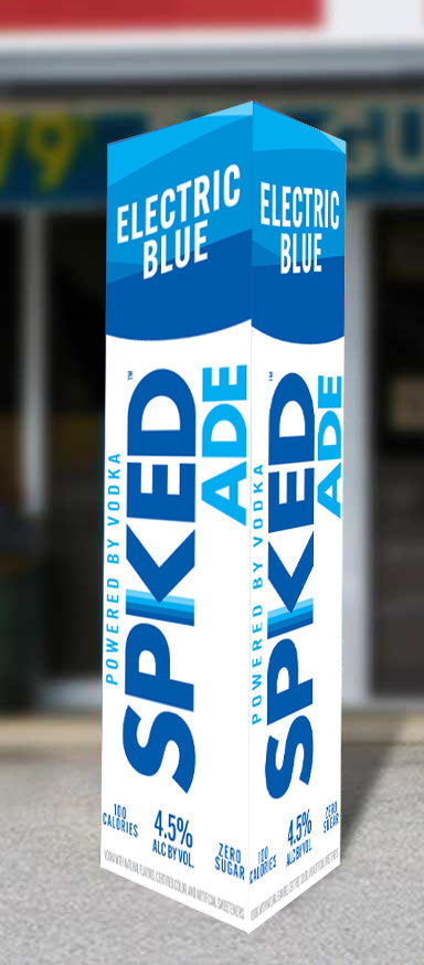 Spiked Ade Bollard Sign (12 Per Pack)